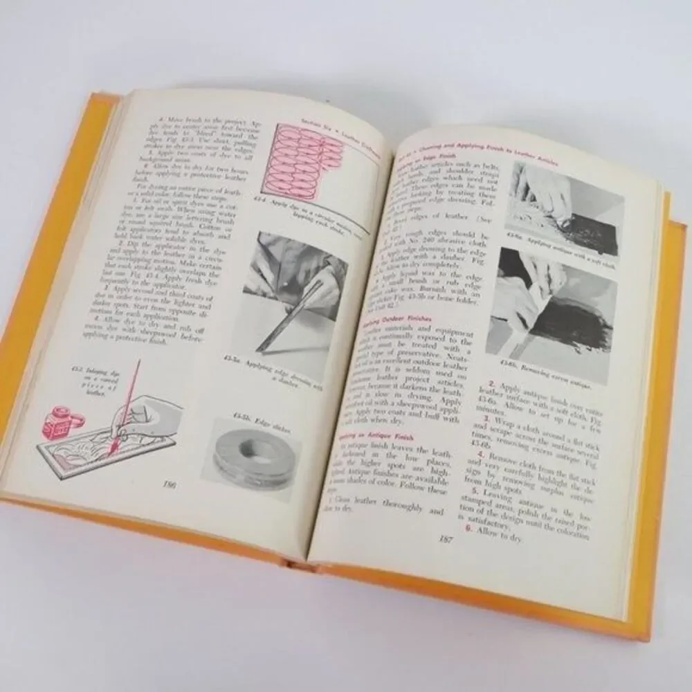 Basic Crafts by John Lindbeck Vintage Book 1969 Instant Library Coffee Table